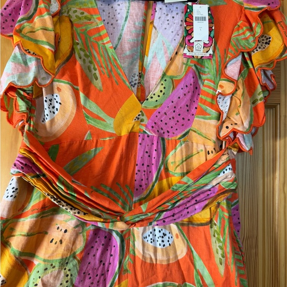 Farm Rio for Anthropologie fruits Jumpsuits size large-14 - Picture 3 of 3